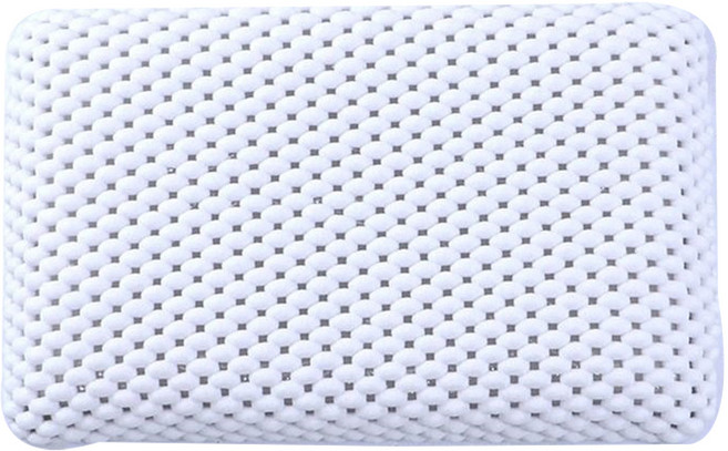 몬드스팟 욕조 베개 목 등 받침대 19 x 29 cm RB20620, 화이트, 1개