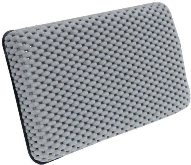 몬드스팟 욕조 베개 목 등 받침대 19 x 29 cm RB20620, 그레이, 1개