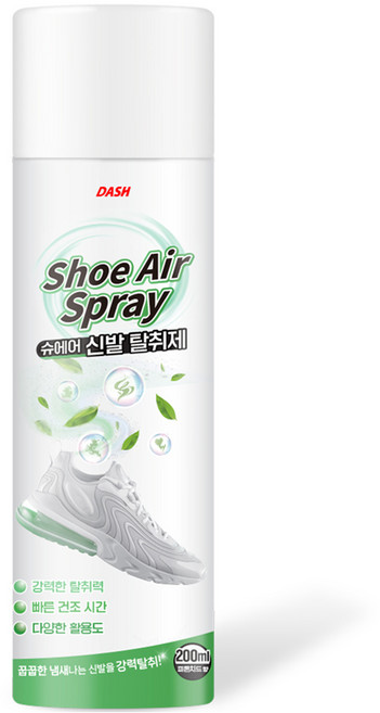DASH 슈에어 신발 탈취제, 1개, 200ml