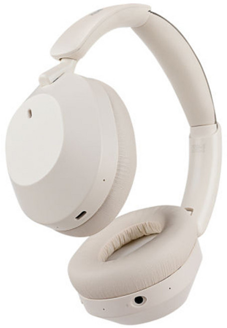 브리츠 블루투스 노이즈캔슬링 폴더블 유무선 헤드폰, 아이보리, ANC1000XL4