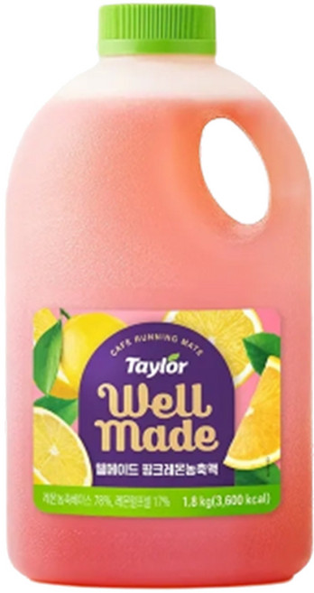 테일러 웰메이드 핑크레몬농축액, 1.8kg, 1개