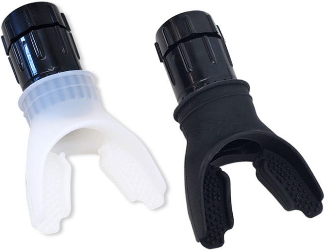 C 복식호흡기 블랙 + 복식호흡기 화이트 2종 세트 10 x 5 x 3 cm, 1세트