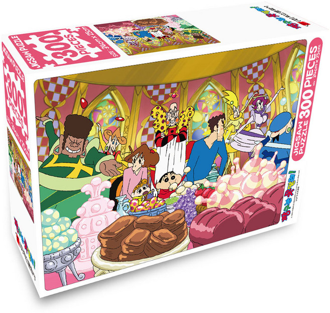 학산문화사 트리북스 환영파티 짱구 직소퍼즐, 300피스, 혼합색상, 1개