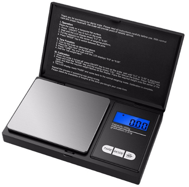 喜悠力 便攜式口袋型精密電子秤/料理秤/珠寶秤 500g/0.01g, 1個, 單一商品