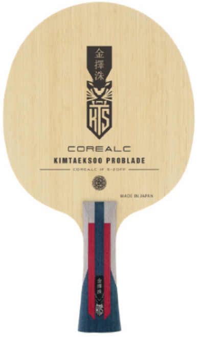 김택수 티마운트 프로블레이드 COREALC 탁구 라켓, 1개