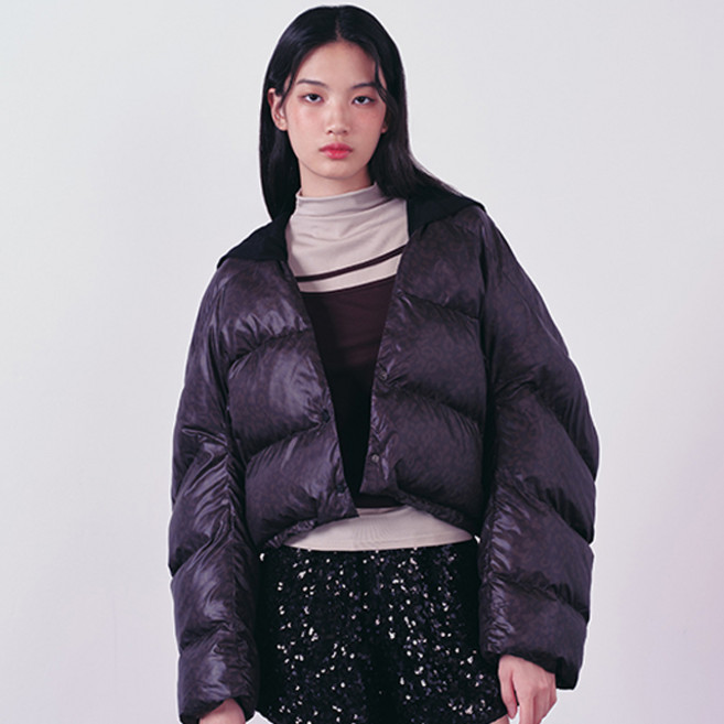 랩 여성용 탈착 져지후드 아방 경량 패딩 AQ4PDA60