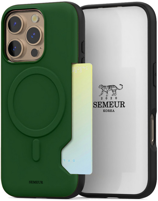 스메르 비비드 글로우 맥세이프 카드 2장 수납 휴대폰 케이스