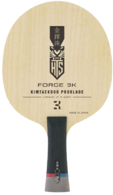 김택수 티마운트 포지 3K 탁구 라켓, 1개