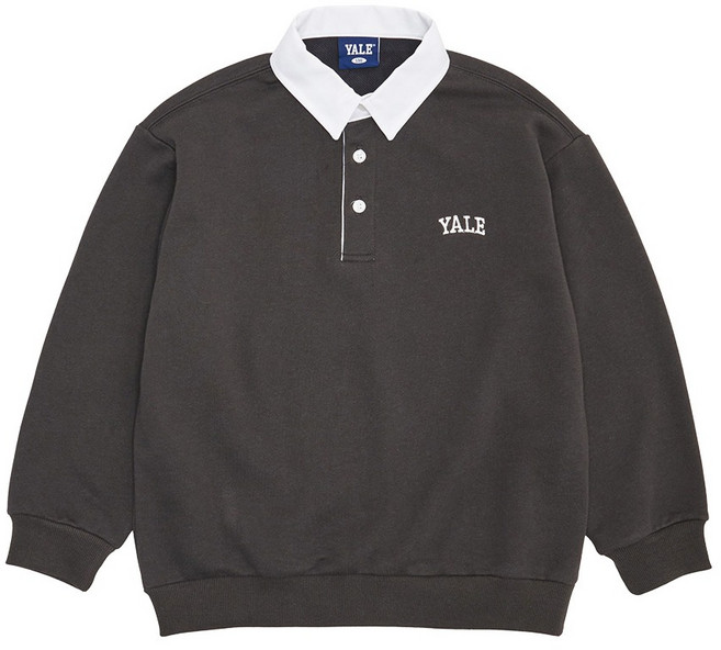 예일키즈 주니어 남아용 스몰 로고 럭비 기모 보온 맨투맨 YJPTPSD43188