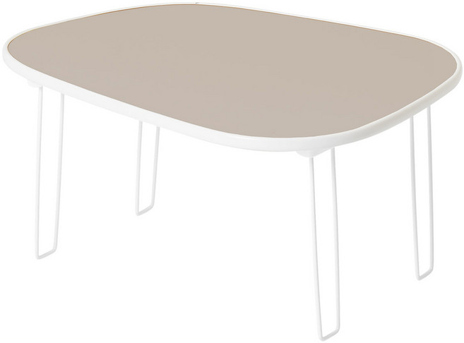 룸앤홈 뉴 페블 폴딩 테이블 600, 웜그레이지