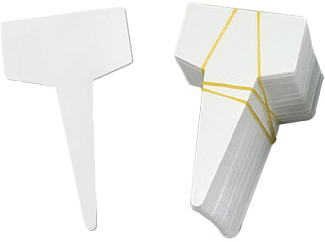 식물이름표 사각 T무지 소 4.2cm 100p