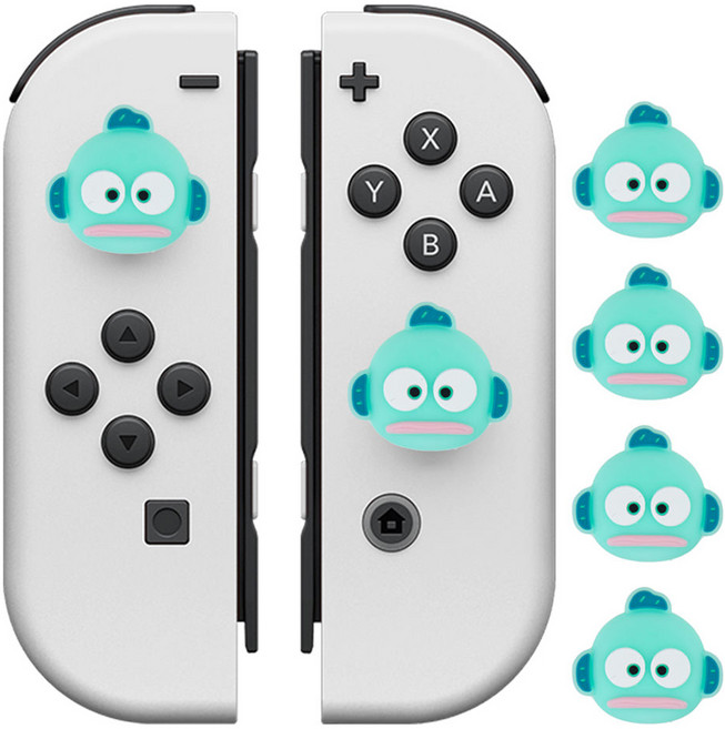 호후 닌텐도 스위치 조이콘 아날로그 스틱 커버 OLED 라이트 호환, S-06, 4개