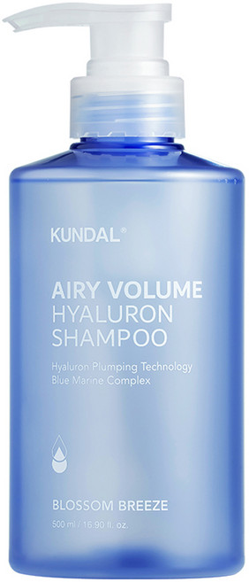 쿤달 히알루론 에어리 볼륨 샴푸 블라썸브리즈, 500ml, 1개