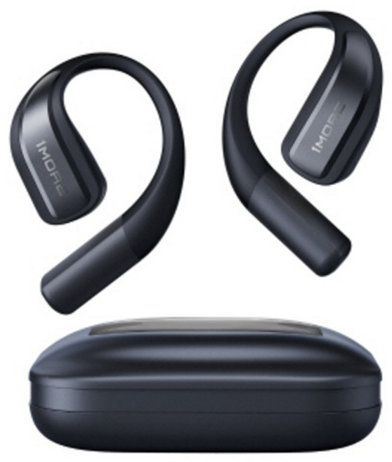 원모어 오픈형 블루투스 무선 공기전도 이어폰, 블랙, S70