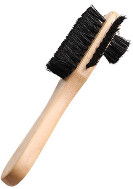 미믐 3가지 솔이있는 구두브러쉬, 브라운, 1개