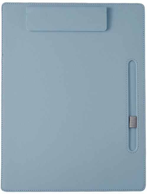동아피엠에스 A4파일 가죽클립보드, 블루, 1개