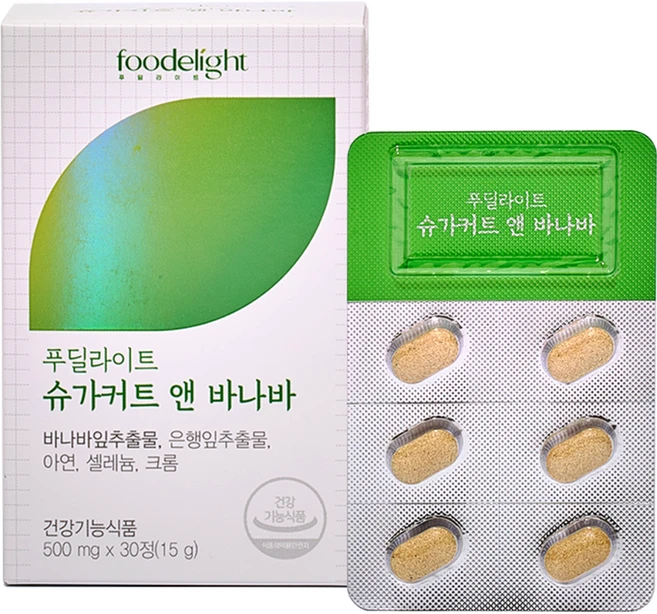 푸딜라이트 슈가커트 앤 바나바 15g, 1개, 30정 - 쿠팡