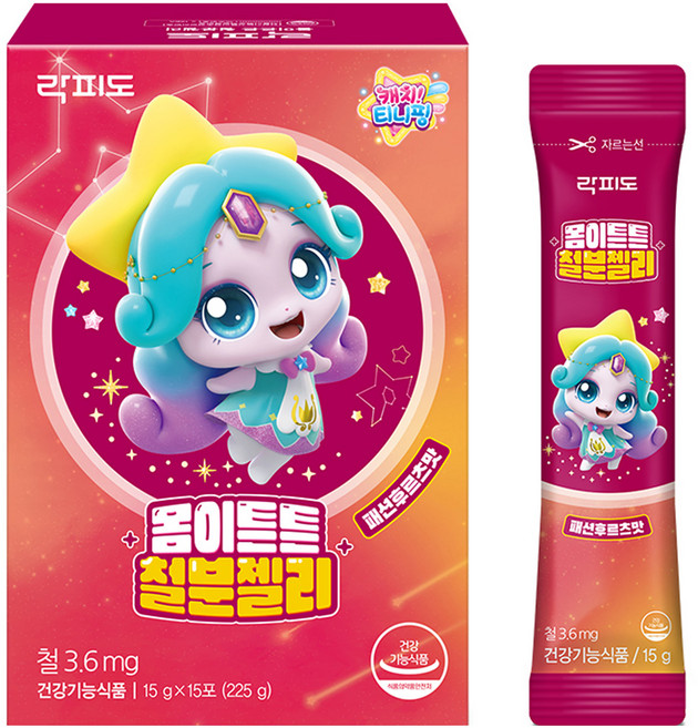 락피도 몸이튼튼 철분젤리 15p, 225g, 1개