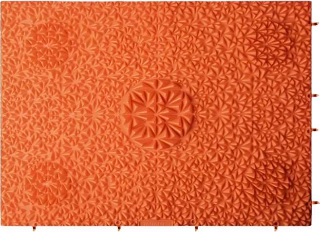 보니토리 마사지 다이아몬드 지압판, 오렌지, 1개