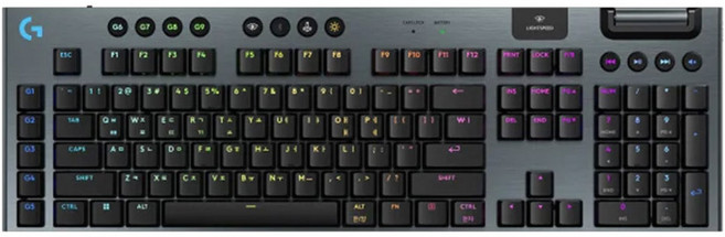 로지텍 G915 X LIGHTSPEED 키보드, 블랙, 키보드(Y-R0069), 리시버(CU0021), 적축
