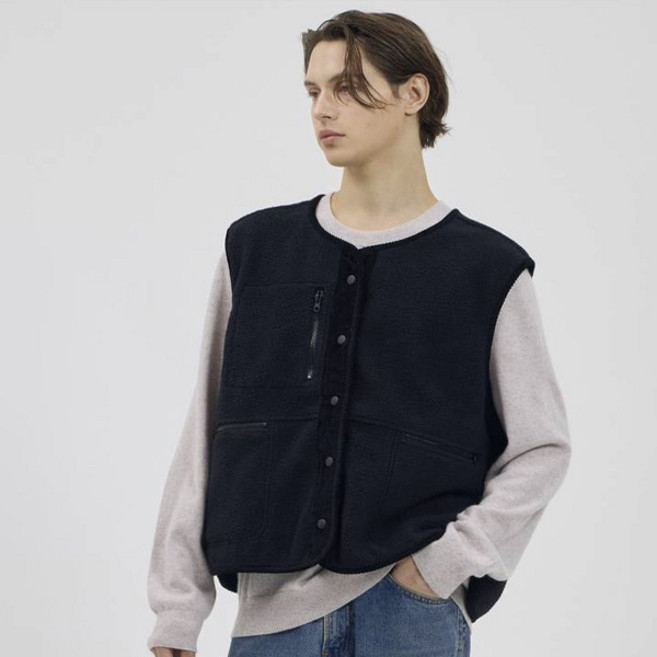 노이즈 달란 쉐르파 플리스 포켓 베스트 KG3AA37AC