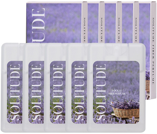 알레 솔리튜드 패브릭 섬유향수 라벤더향, 5개, 18ml