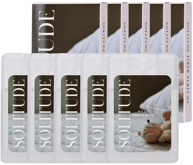 알레 솔리튜드 패브릭 섬유향수 코튼향, 5개, 18ml