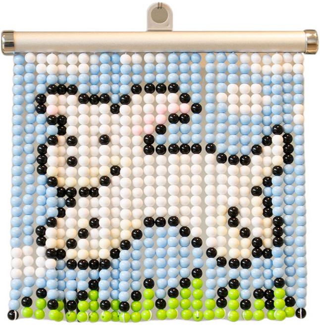 아트니즘 비즈발 만들기 도안 DIY 키트 세트, 뛰는강아지, 1세트