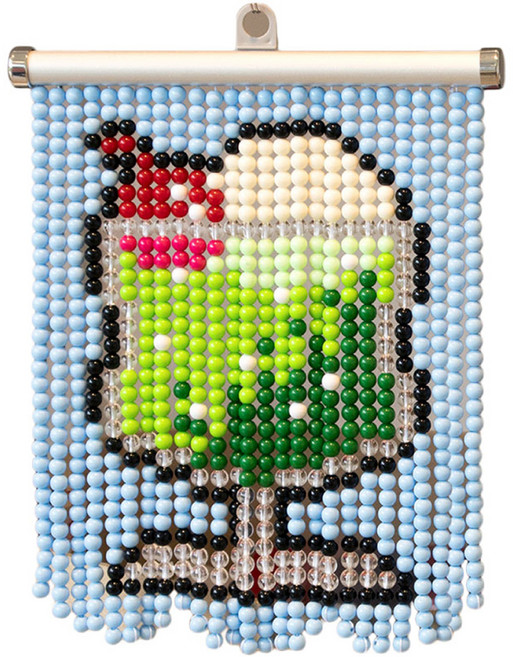 아트니즘 비즈발 만들기 도안 DIY 키트 세트, 멜론소다, 1세트