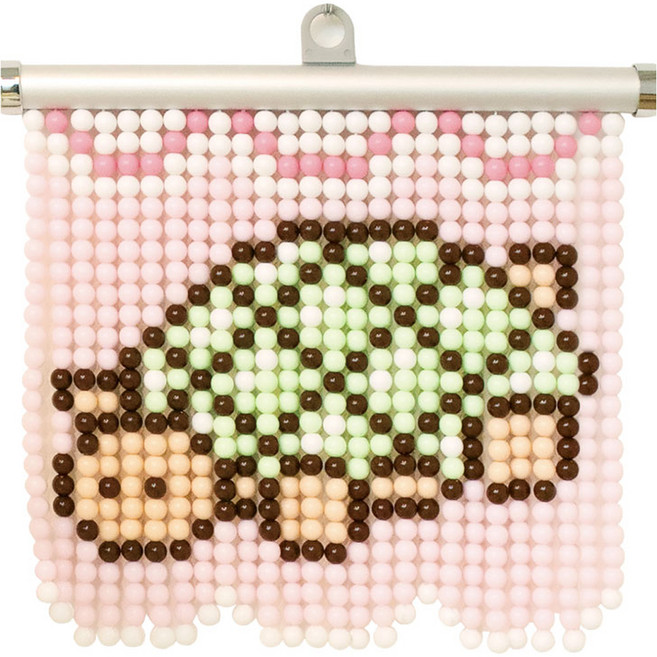 아트니즘 비즈발 만들기 도안 DIY 키트 세트, 메론빵거북이, 1세트