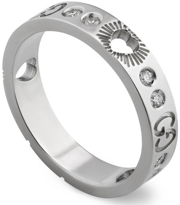 구찌 아이콘 링 다이아몬드 18K 반지 YBC662055001