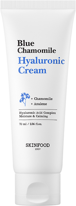 스킨푸드 블루캐모마일 히알루로닉 크림, 70ml, 1개