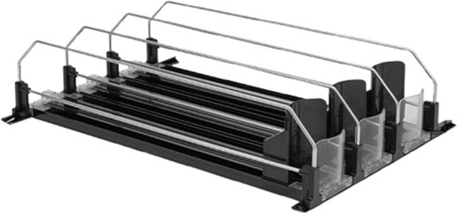 블럭마트 캔 음료 정리 디스펜서 3칸, 1개