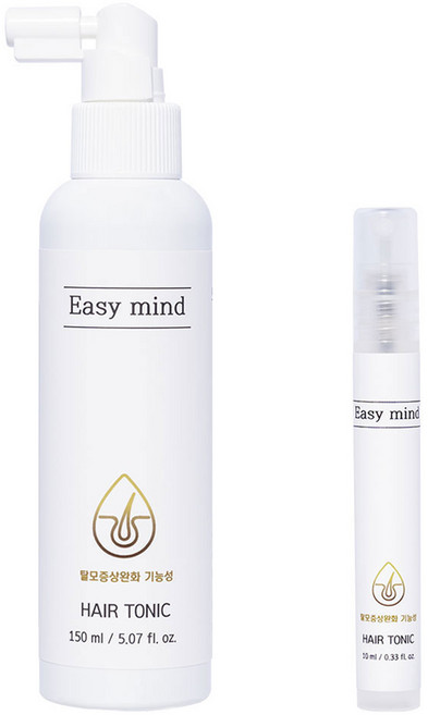 이지마인드 두피케어 맥주효모 쿨링 약산성 비건 헤어토닉 150ml + 10ml 세트, 1개