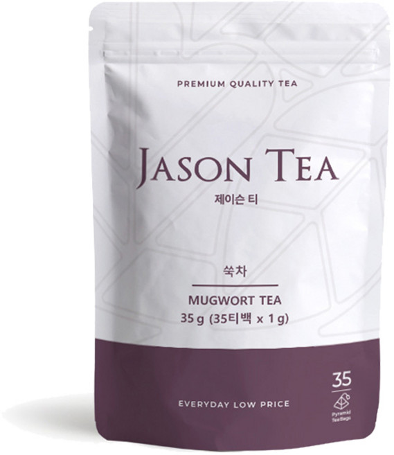 제이슨티 쑥차 35피라밋티백 파우치, 1g, 35개입, 1개