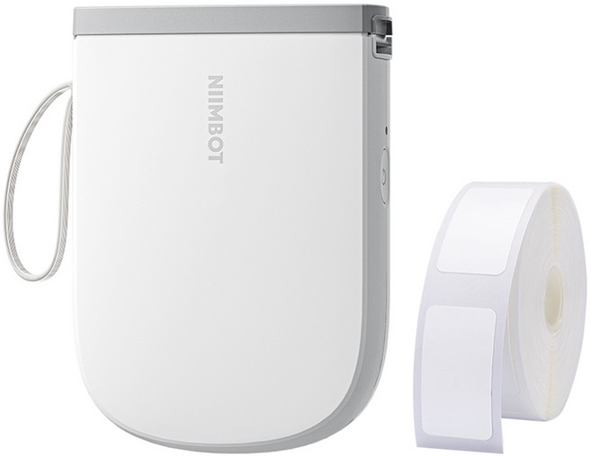 님봇 무선 라벨프린터 D11PRO + 라벨지1P, 화이트, 1개