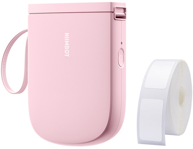 님봇 무선 라벨프린터 D11PRO + 라벨지1P, 핑크, 1개
