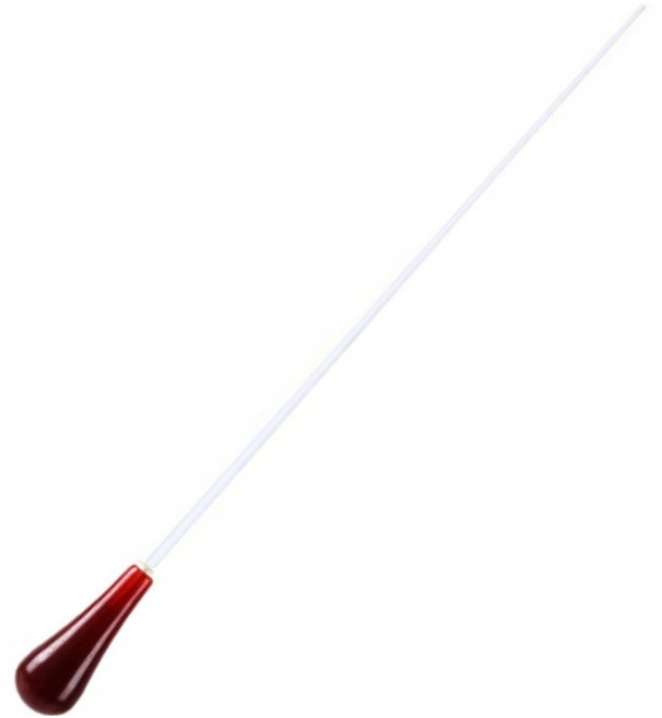 탑피아 38cm 심플 지휘봉, 레드, 1개