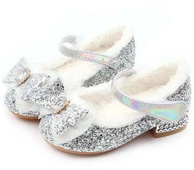 루루슈 여아용 쥬얼나비 털구두 BW037