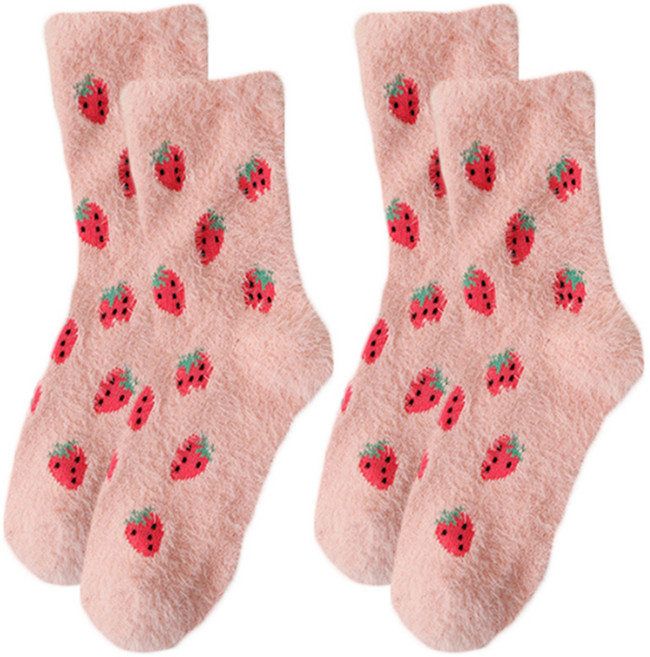 소니오 달콤 따뜻한 수면양말 2족 세트