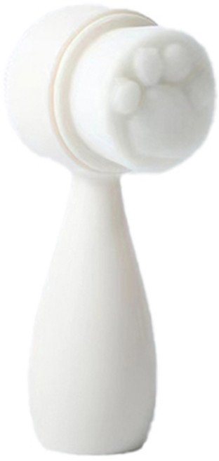 딥톡 실리콘 미세모 세안 클렌징 브러쉬 DT0338, 1개, 화이트