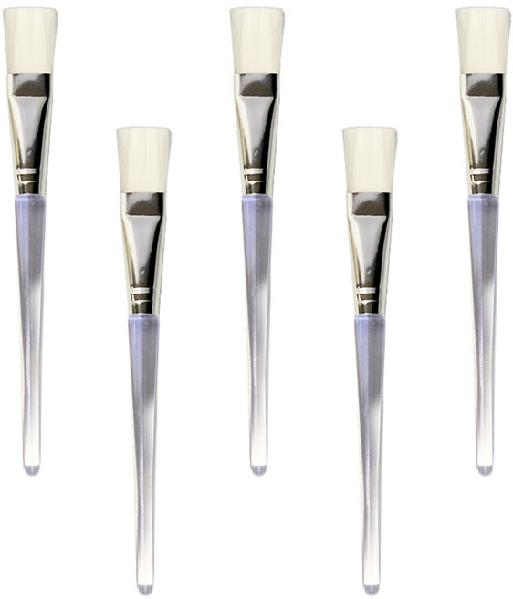 월드크린 미세 페인트붓 화이트, 5개