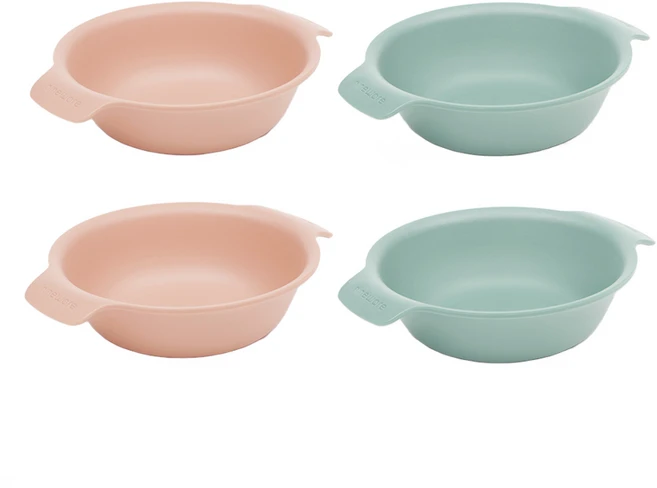 나인웨어 프렌즈 시리얼볼 2종 x 2p 세트, 블룸핑크, 블룸민트, 1세트 - 쿠팡