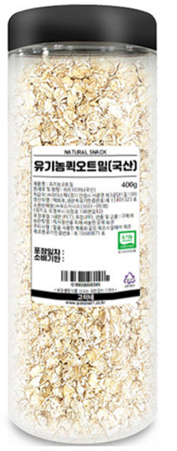 고미네 유기농 퀵 오트밀, 400g, 1개