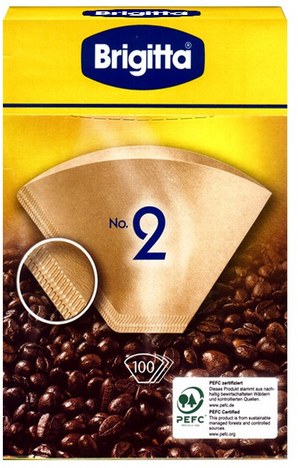 브리지타 커피 여과지 No.2, 100개입, 1개