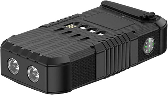 벨류텍 자가충전 파워뱅크 보조배터리 40000mAh 멀티단자, 블랙, VP-20025