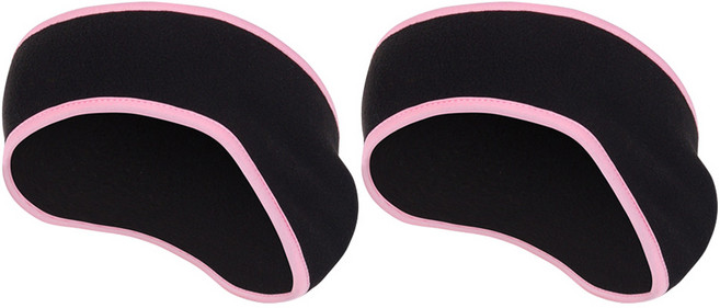 투그램플러스 스포츠 보온 헤어밴드, 09 블랙핑크, 2개