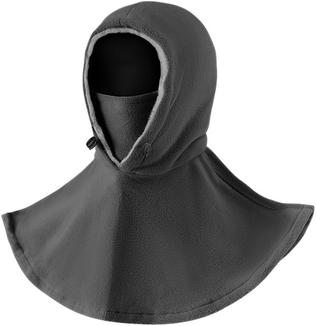 C 망토 바라클라바, 차콜, 1개