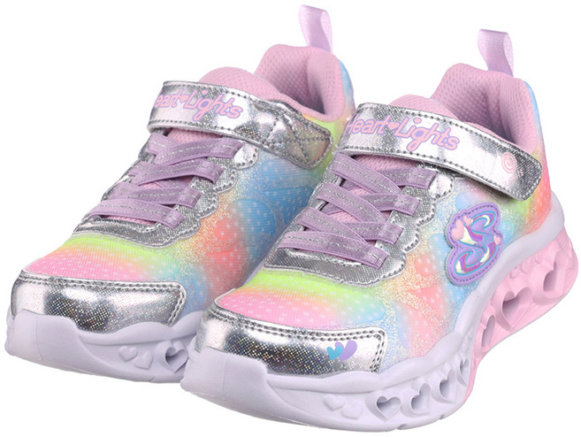 스케쳐스 여아용 플루터 하트 라이트 운동화 SK0GLCDX121