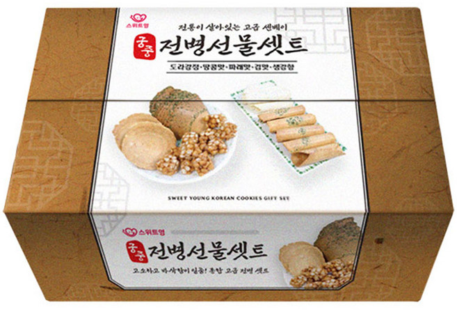 스위트영 궁중 센베이 전병 선물셋트, 1세트, 750g